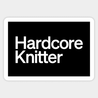 Hardcore Knitter Sticker